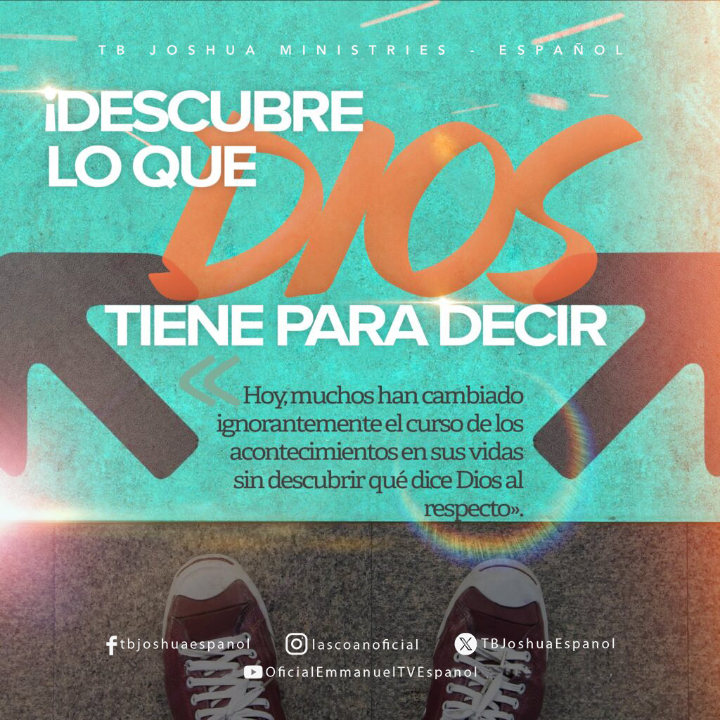 ¡DESCUBRE LO QUE DIOS TIENE QUE DECIR!