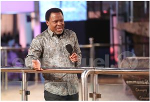 Prophet TB Joshua preaching the word of God