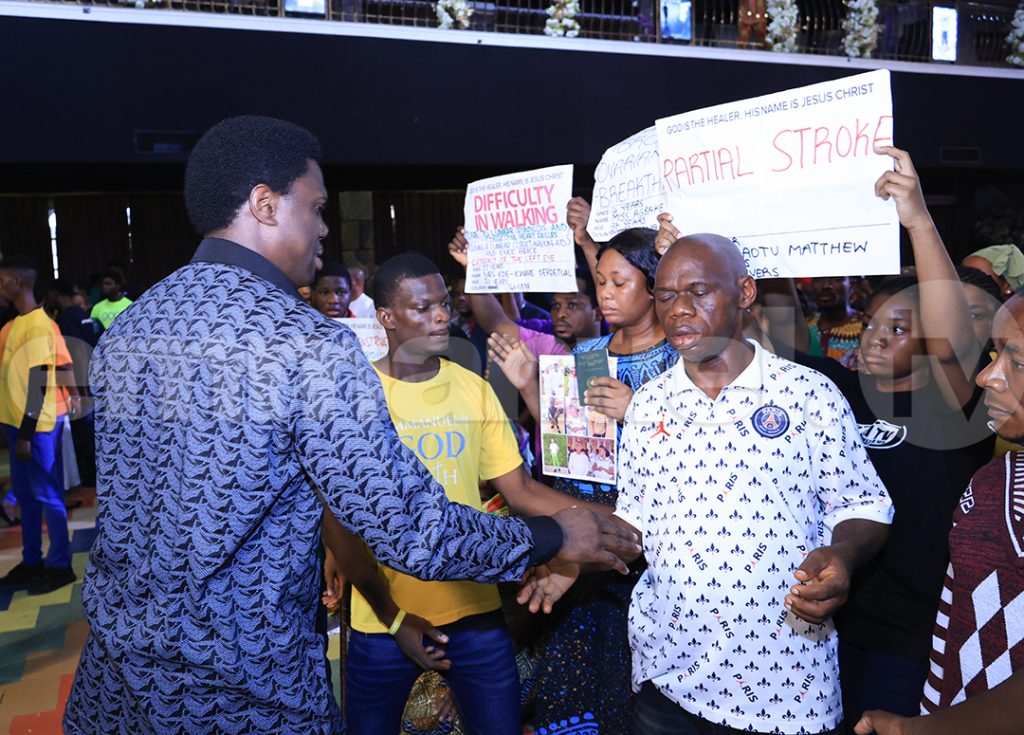 Evangelist Ope ministering healing and deliverance