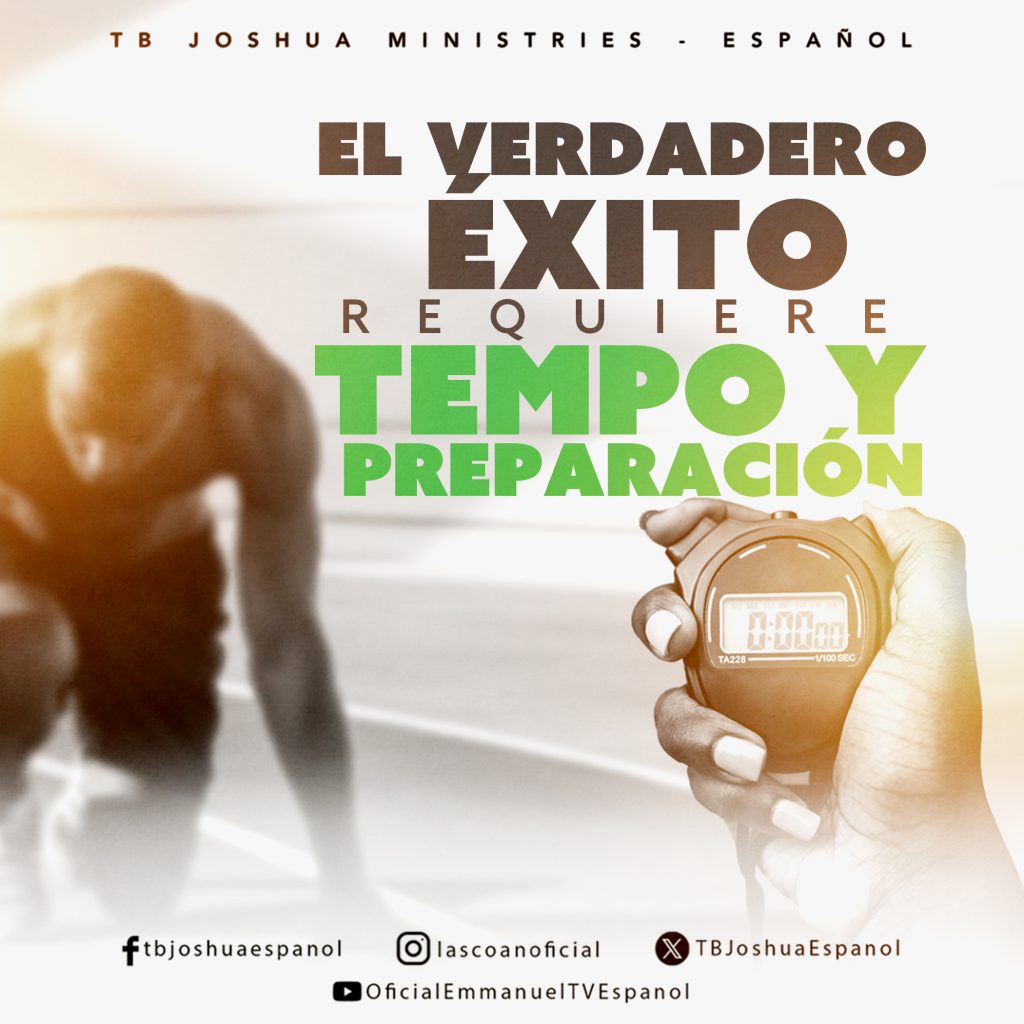 EL VERDADERO ÉXITO REQUIERE TIEMPO Y PREPARACIÓN