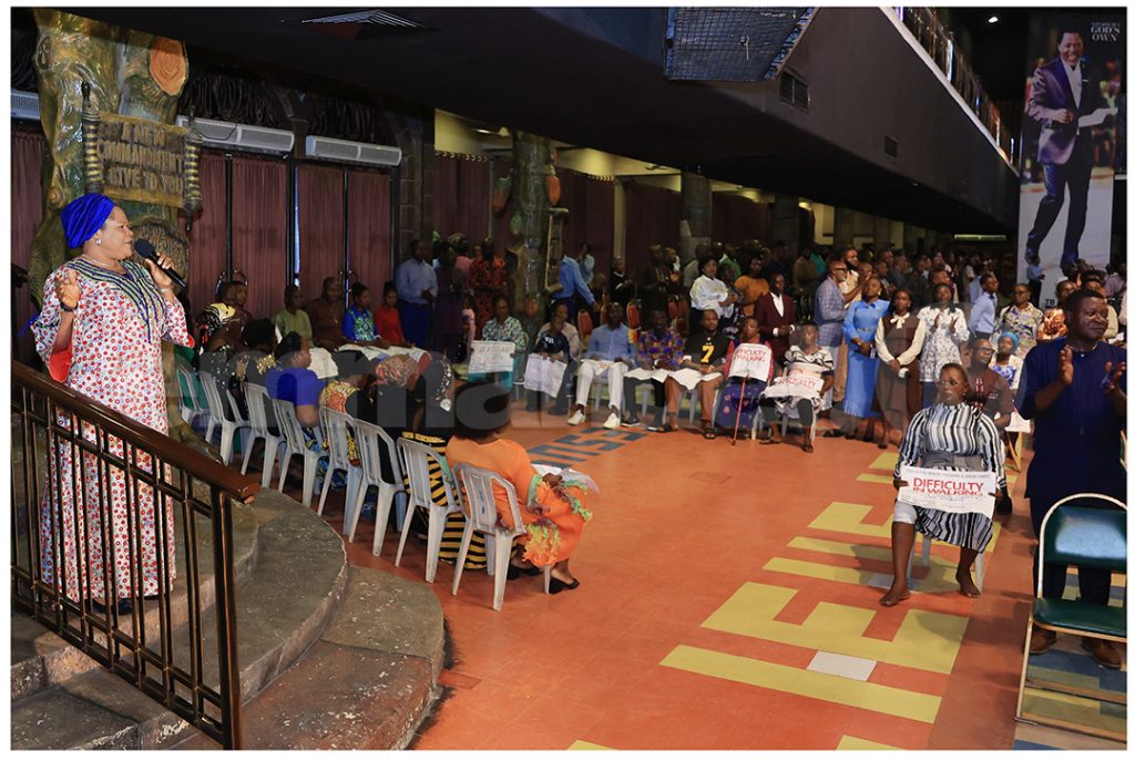 Pastor Evelyn Joshua is out at the prayer line section 20.07.2025