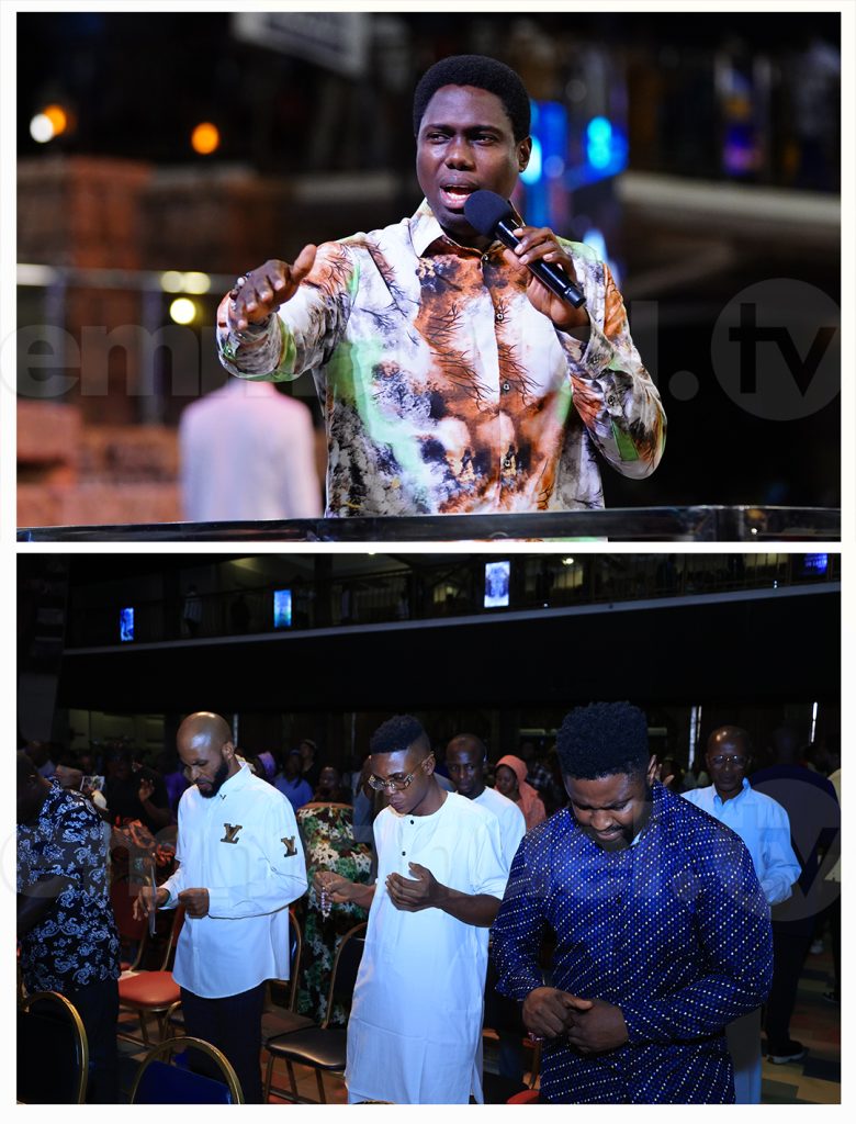 Evangelist Ope mass prayer at the SCOAN Altar, at the Synagogue Church of All Nation,29 June, 2025. (A CALL FOR PRAYER)