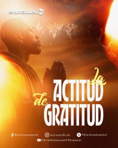 LA ACTITUD DE GRATITUD