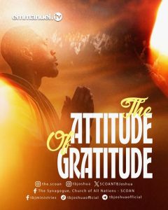 THE ATTITUDE OF GRATITUDE