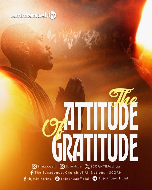 THE ATTITUDE OF GRATITUDE