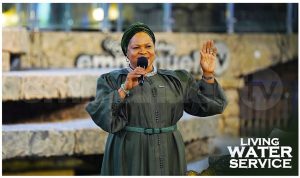 Pastor Evelyn Joshua During the SCOAN Living Water Service 2025