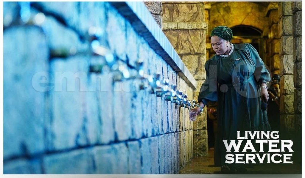 Pastor Evelyn Joshua During the SCOAN Living Water Service 2025