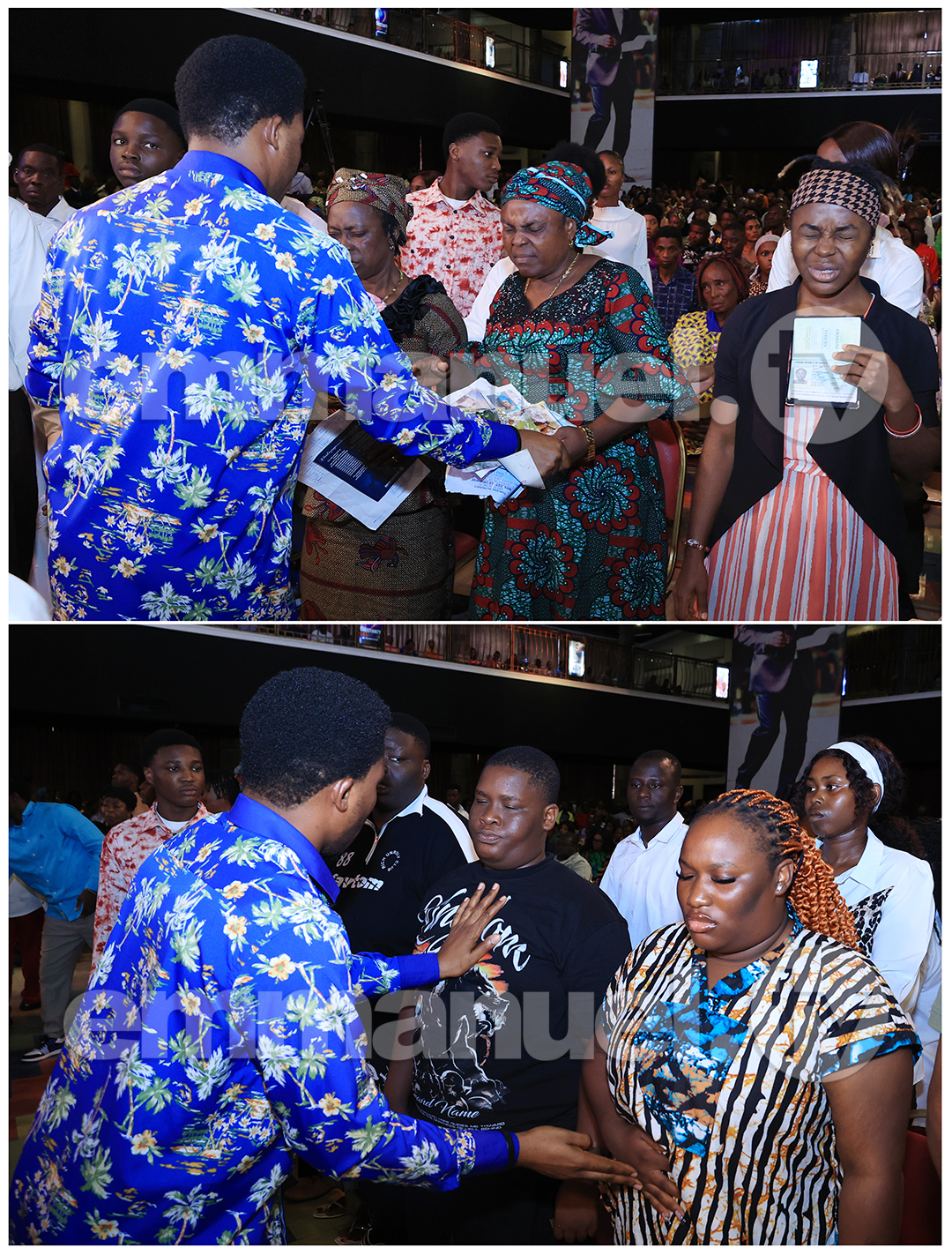 The SCOAN Sunday Service Laying Of Hands Session