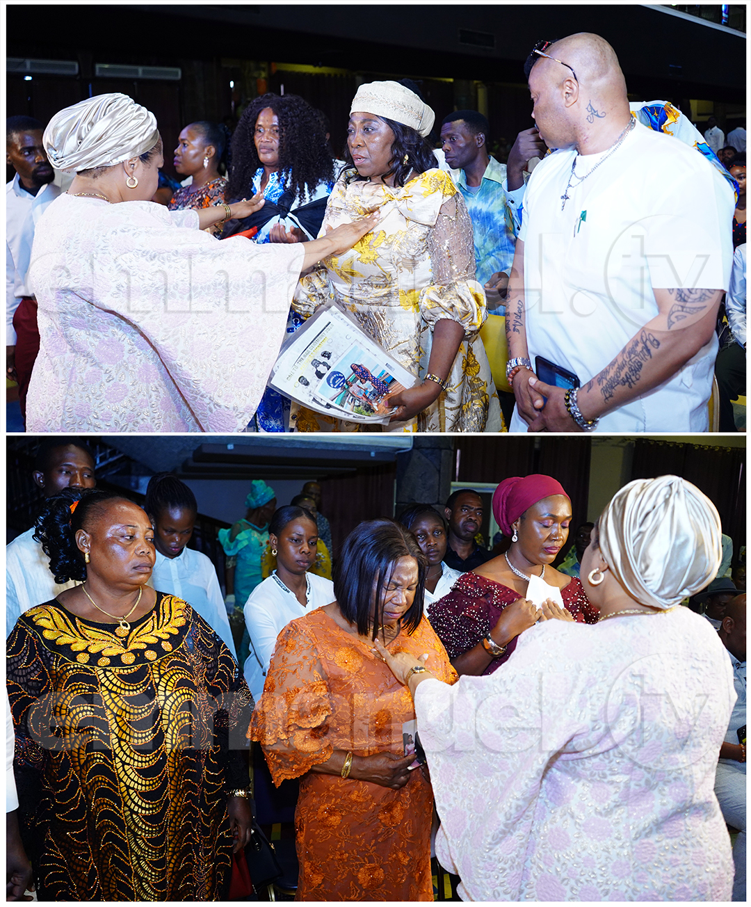 The SCOAN Sunday Service Laying Of Hands Session