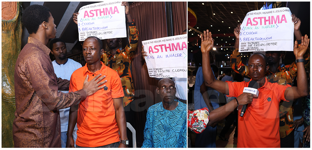 The SCOAN Sunday Service Prayer Line Section