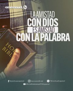 LA AMISTAD CON DIOS ES AMISTAD