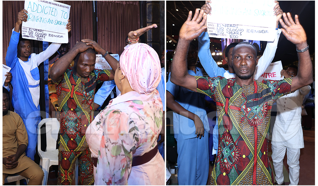 The SCOAN Sunday Service Prayer Line Section