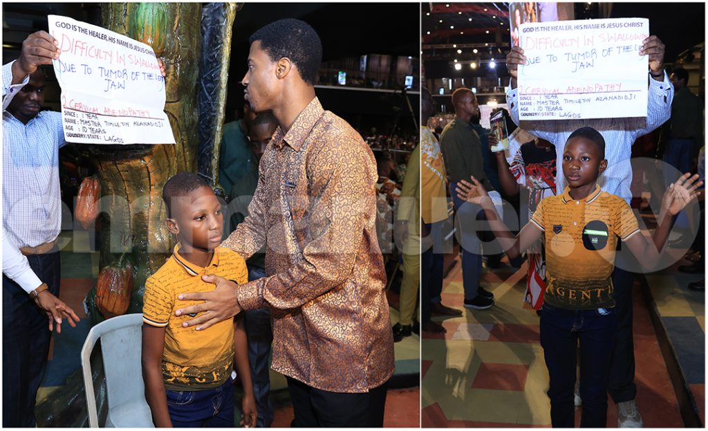 The SCOAN Sunday Service Prayer Line Section