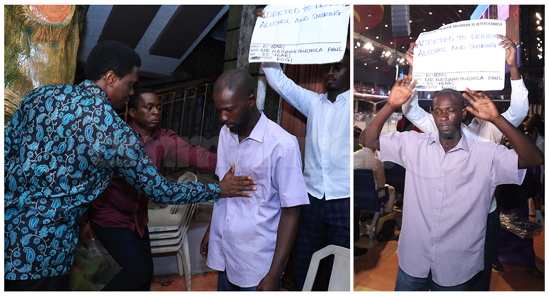 Sección de la Línea de Oración del Servicio Dominical de La SCOAN