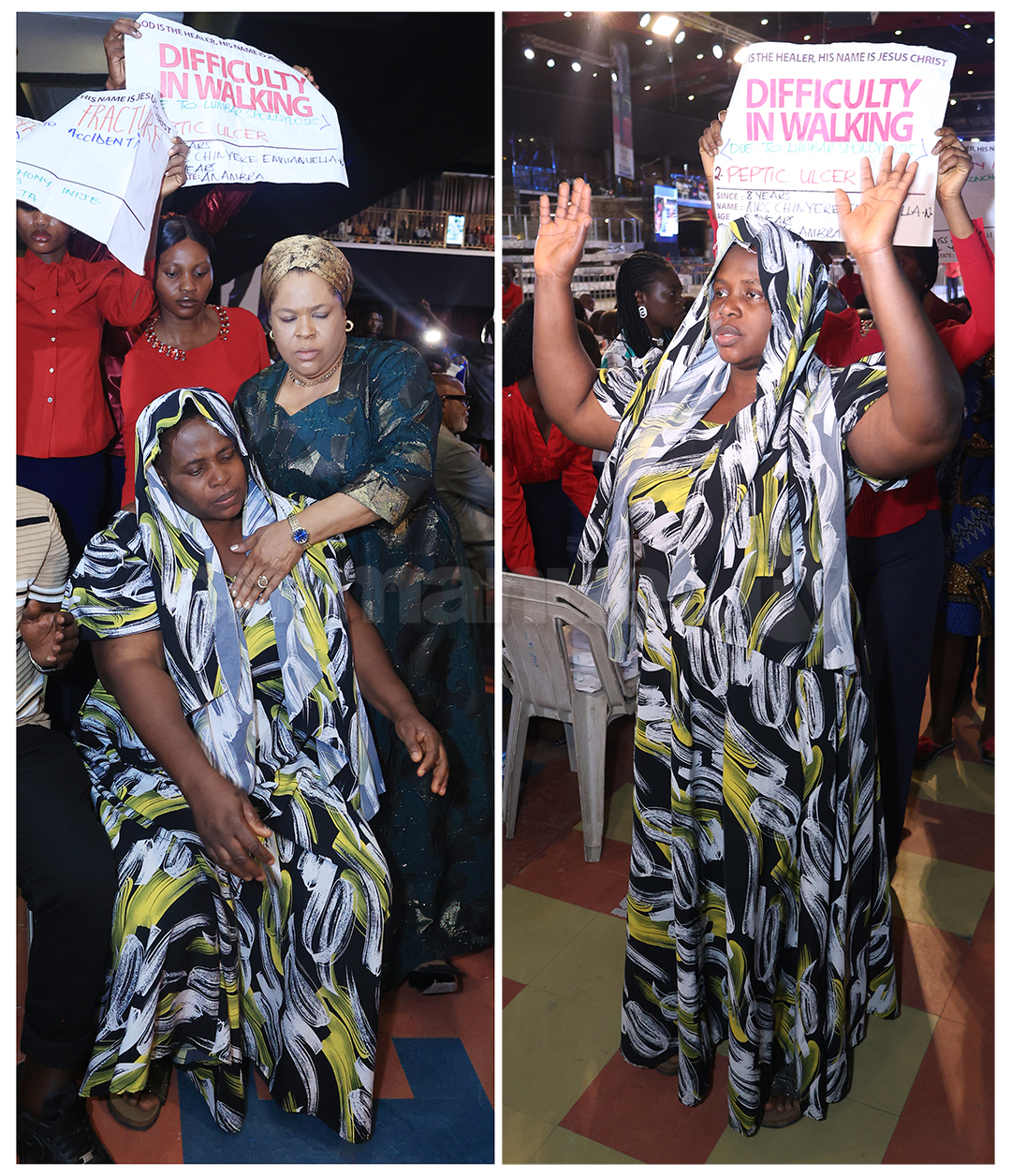 Sección de la Línea de Oración del Servicio Dominical de La SCOAN