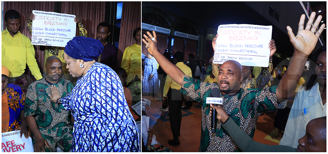 The SCOAN Sunday Service Prayer Line Section