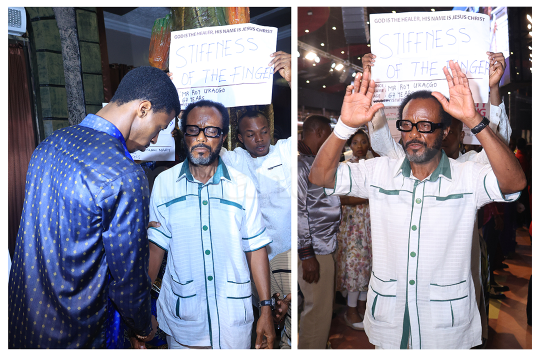 Sección de la Línea de Oración del Servicio Dominical de La SCOAN