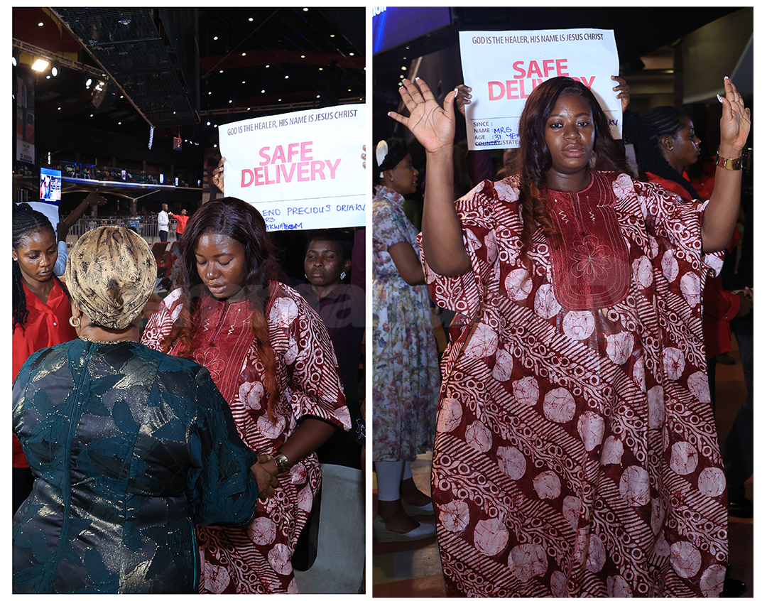 Sección de la Línea de Oración del Servicio Dominical de La SCOAN