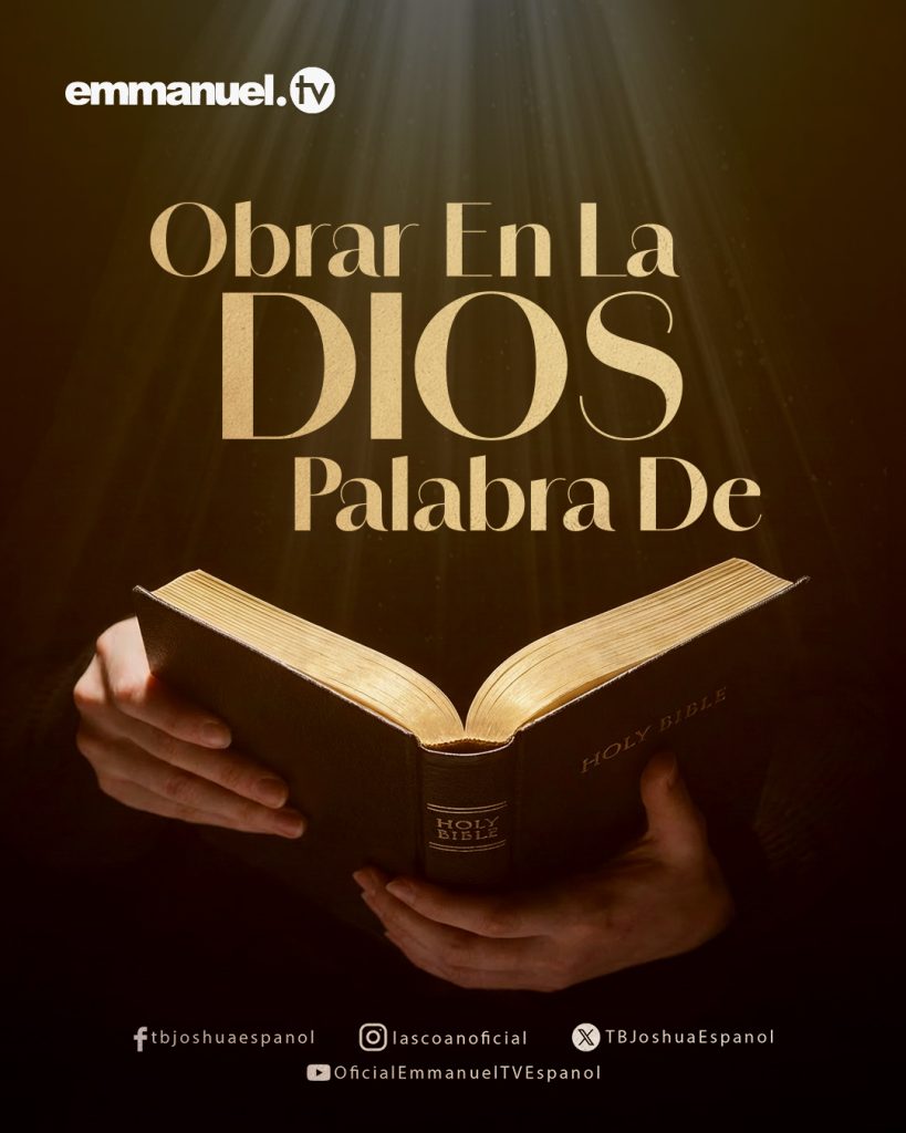 OBRAR EN LA PALABRA DE DIOS