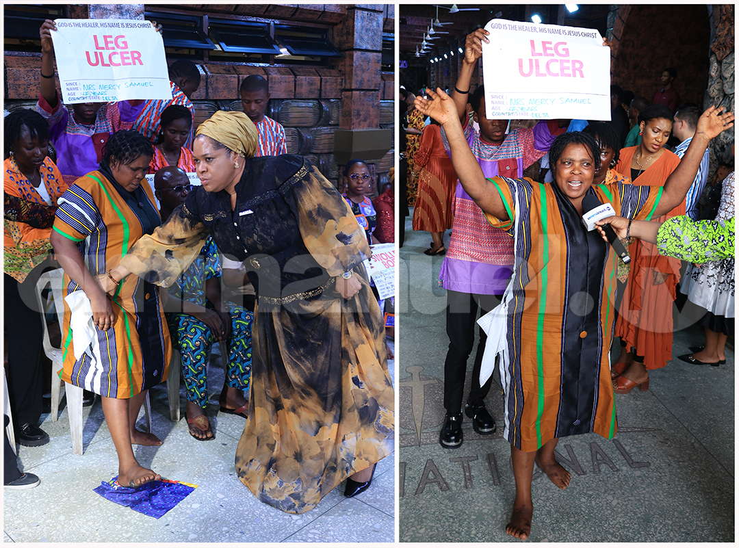 Session De Guérison Lors Du Service Du Dimanche À La SCOAN