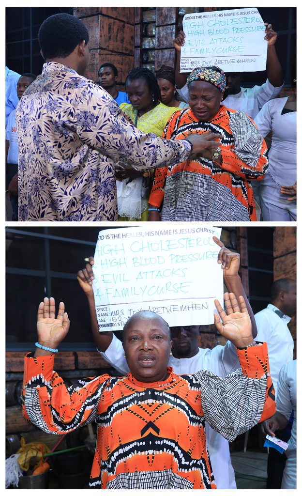 Healing Session at The SCOAN Sunday Service