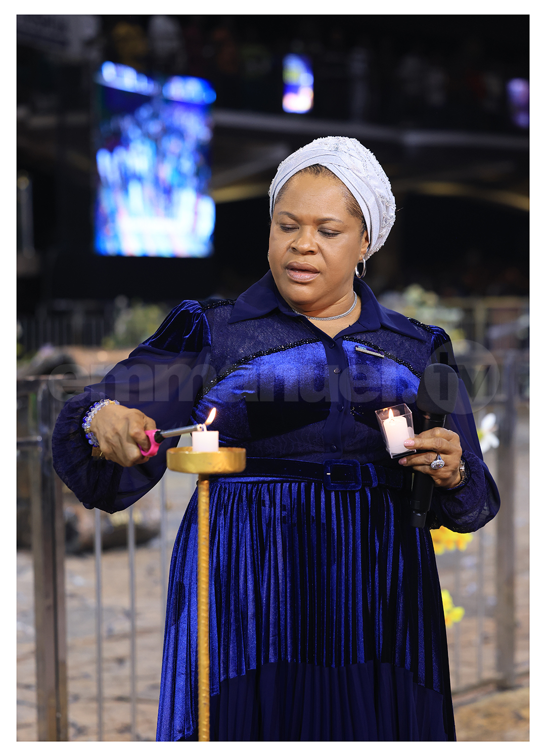 Lighting The Crossover Candle