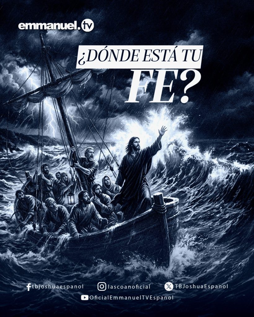 Dónde está tu fe?