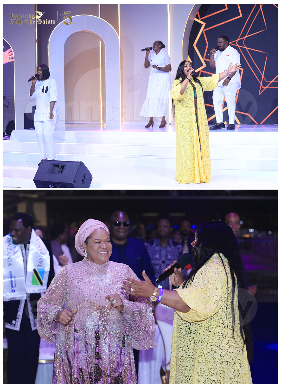 TB Joshua's 5th Anniversary: Gospel Ministers Lead Worshippers in Praise