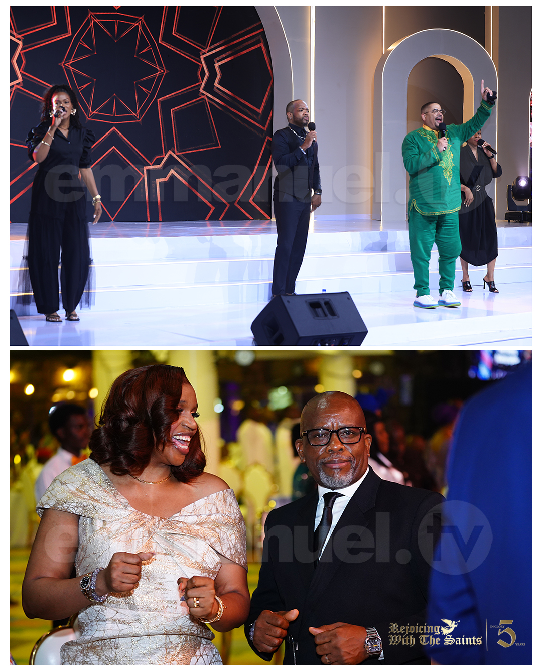 TB Joshua's 5th Anniversary: Gospel Ministers Lead Worshippers in Praise